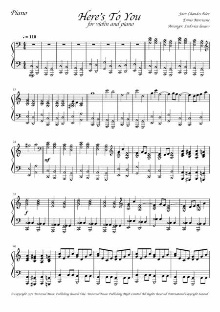 Here To You Violin And Piano Page 2