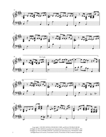 Hero Mariah Carey Lever Harp Arrangement Page 2