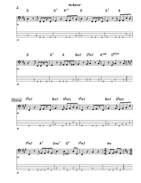 Hey Nineteen Bass Guitar Tab Page 2