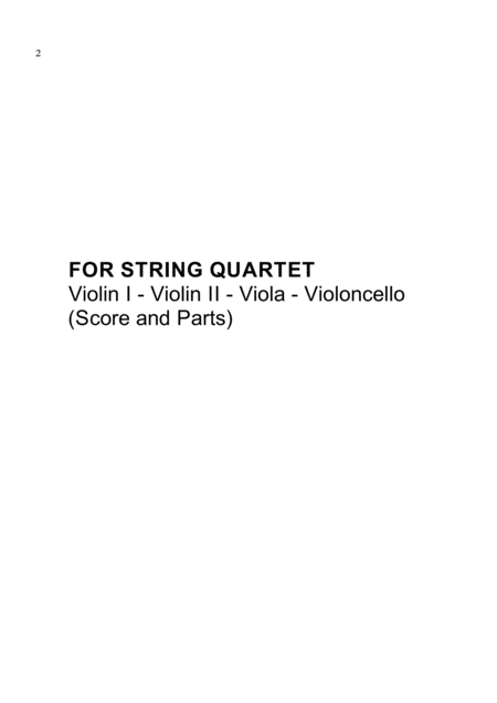 Hey Ya Outkast Sheet Music For String Quartet Score And Parts Page 2