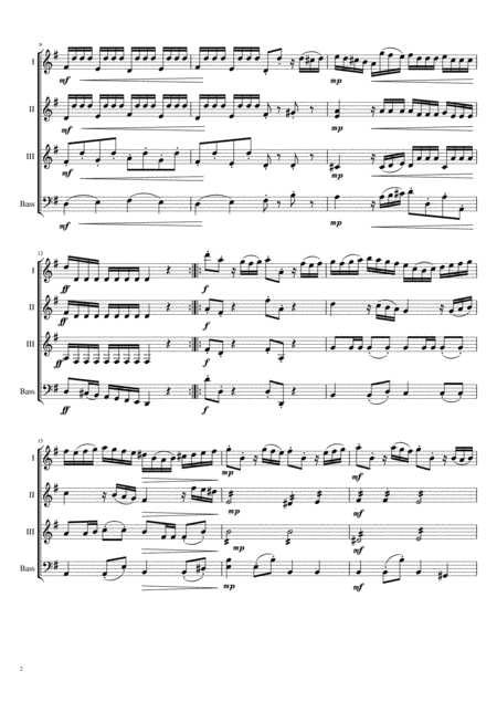 His Attack On The Windmills For Guitar Quartet From Don Quixote Suite Page 2