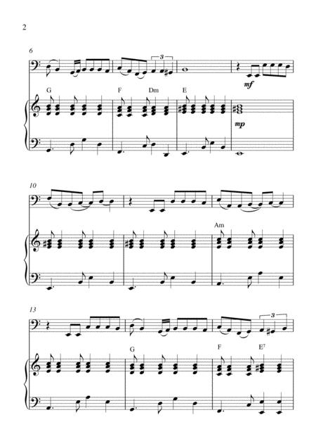 Historia De Un Amor Bassoon Solo And Piano Accompaniment Page 2