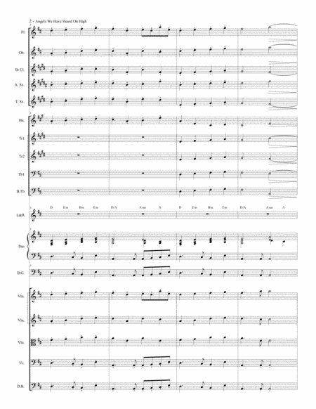 Hodie Christus Natus Est For Brass Ensemble Page 2