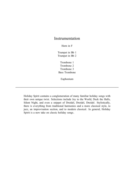 Holiday Spirit Score And Parts Page 2