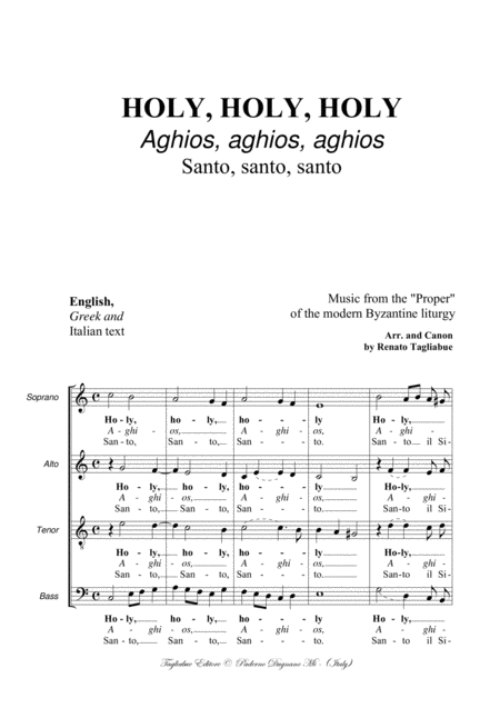 Holy Holy Holy Music From The Proper Of The Modern Byzantine Liturgy Page 2