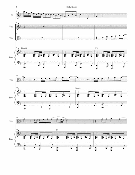 Holy Spirit Duet For Violin And Viola Page 2