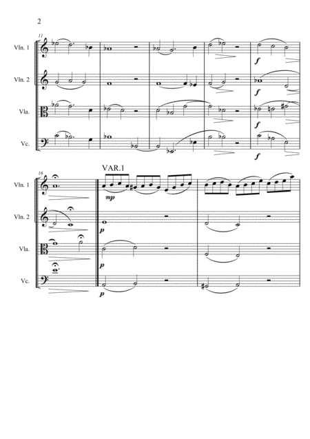 Homage To J Israelievitch String Quartet Movement In A Minor Page 2