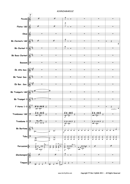 Honor March For Concert Band Page 2