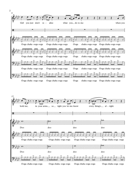 Hooked On A Feeling A Cappella Ttbb Page 2