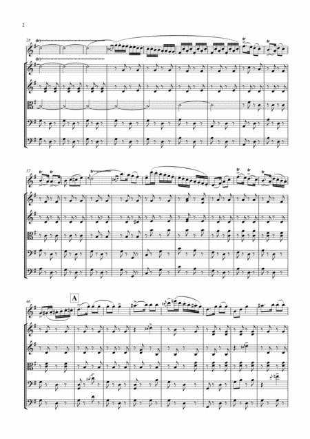 Hora Staccato For Flute And String Orchestra Page 2