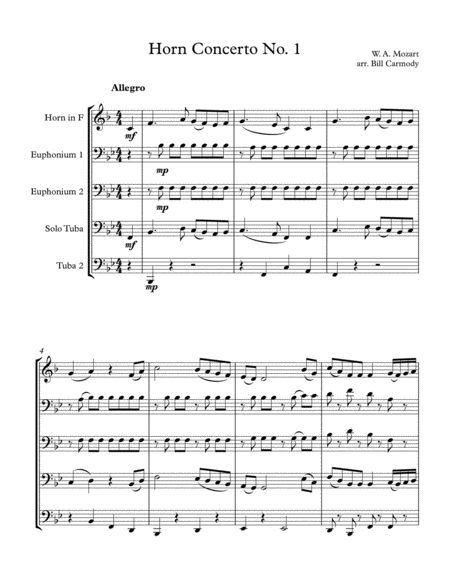 Horn Concerto No 1 Mvt 1 Page 2