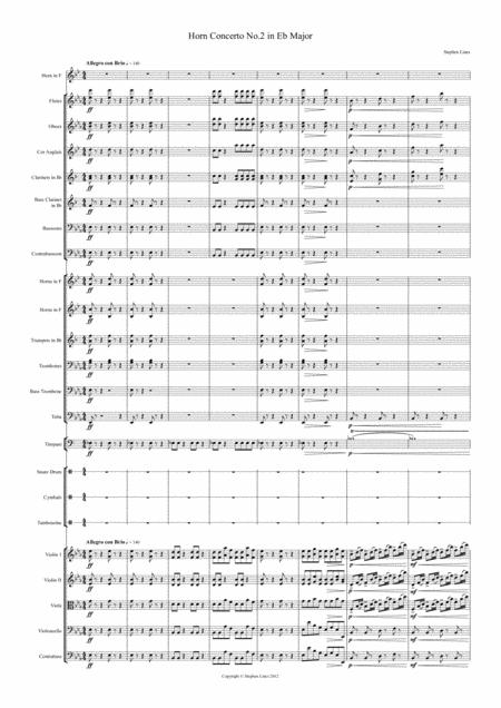 Horn Concerto No 2 In Eb Major Page 2