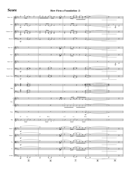How Firm A Foundation 8 Core Orchestra Page 2