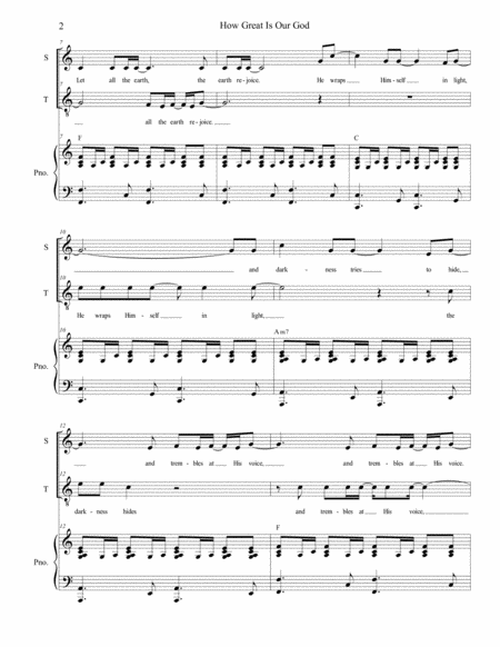 How Great Is Our God Duet For Soprano And Tenor Solo Page 2