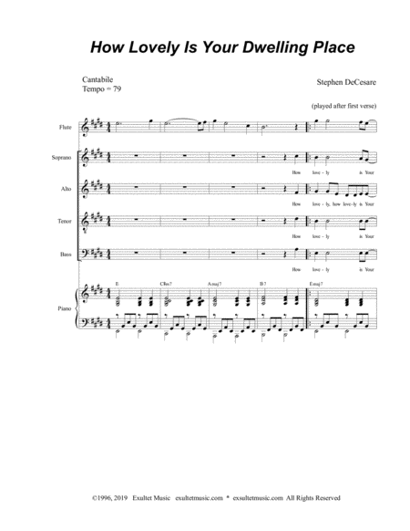 How Lovely Is Your Dwelling Place For Satb Page 2