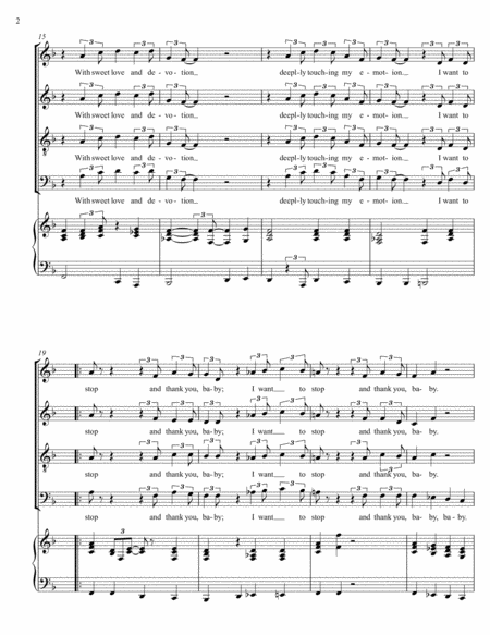 How Sweet It Is To Be Loved By You Satb Piano Page 2