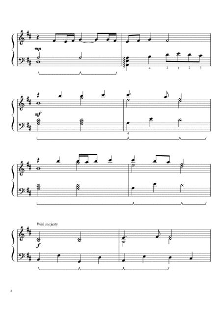 How To Train Your Dragon Intermediate Piano Page 2