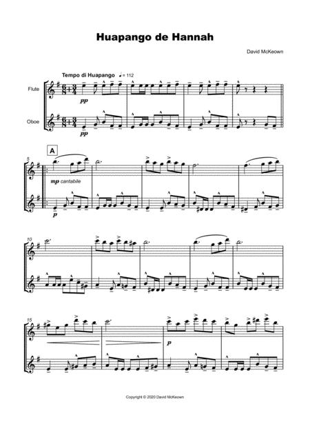 Huapango De Hannah For Flute And Oboe Duet Page 2