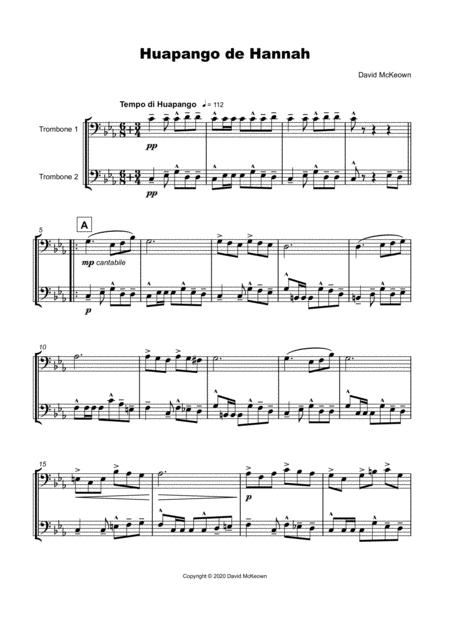 Huapango De Hannah For Trombone Duet Page 2