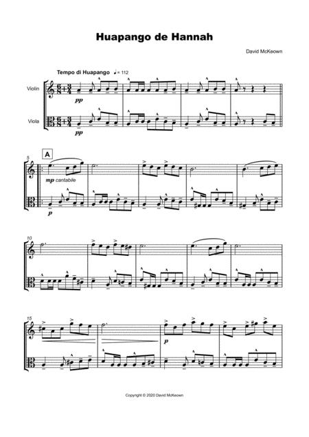 Huapango De Hannah For Violin And Viola Duet Page 2