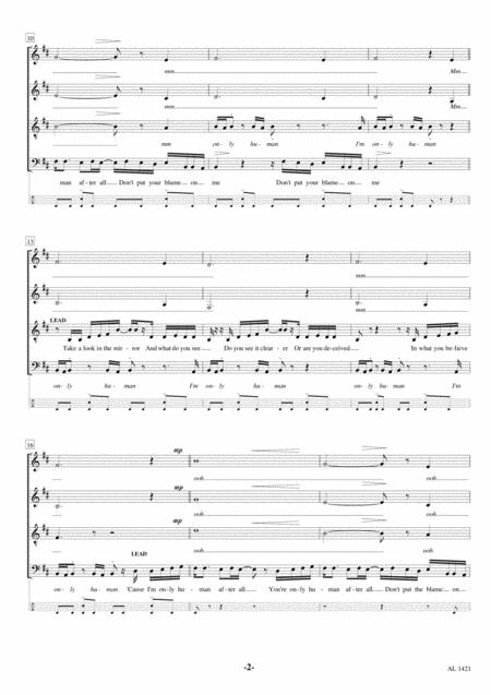 Human Satb A Cappella Page 2