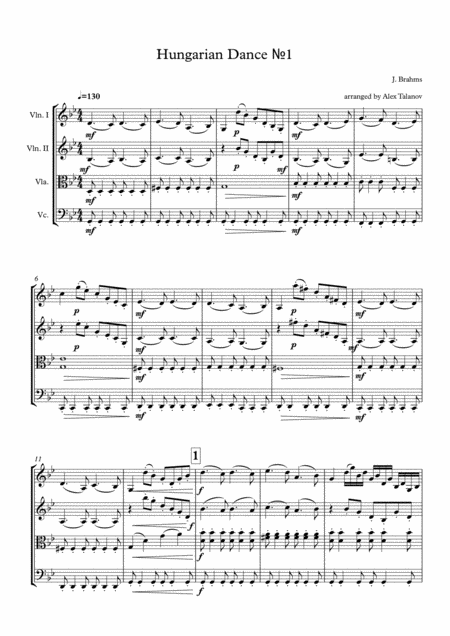 Hungarian Dances 1 10 Page 2