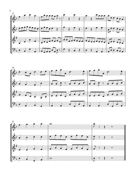 Huron Carol Wind Quartet Page 2