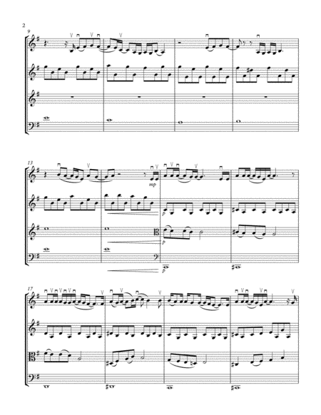 Hurt String Quartet Christina Aguilera Arr Cellobat Page 2