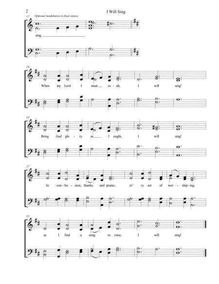 Hymn I Will Sing Tune Limpsfield Page 2