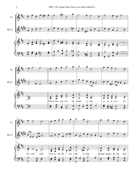 Hymn Setting 2019 Ryburn Great God Your Love Has Called Us Page 2