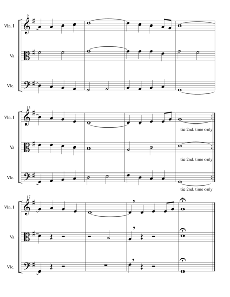 Hymns For String Trio Book Ii Violin Viola Cello Page 2