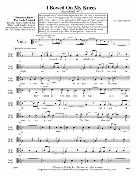 I Bowed On My Knees And Cried Holy Arrangements Level 2 4 For Trumpet Written Acc Hymn Page 2