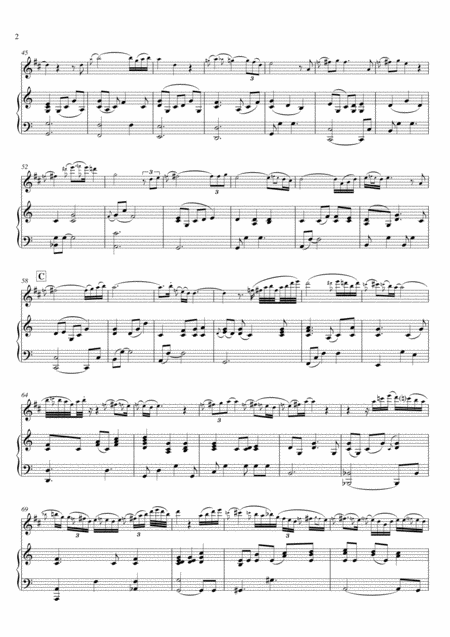 I Cast All My Cares Upon You Piano Tenor Sax Page 2