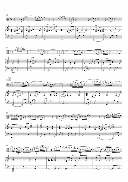 I Cast All My Cares Upon You Piano Viola Page 2