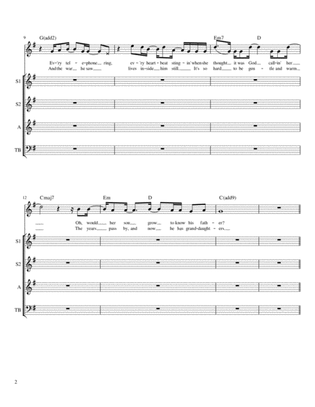 I Dont Wanna Wait Ssatb Piano Chords Page 2