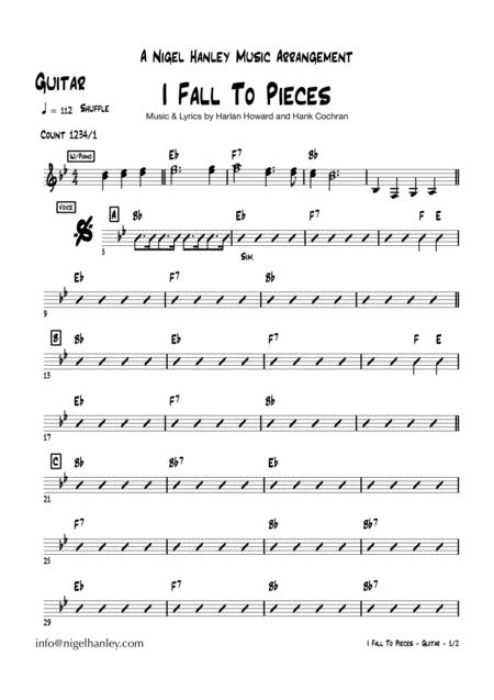 I Fall To Pieces 8pc Country Band Chart In Bb Page 2