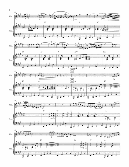 I Fall To Pieces For Violin Solo With Piano Accompaniment Patsy Cline Trisha Yearwood Page 2