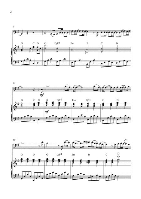 I Love You Cello Solo And Piano Accompaniment Page 2
