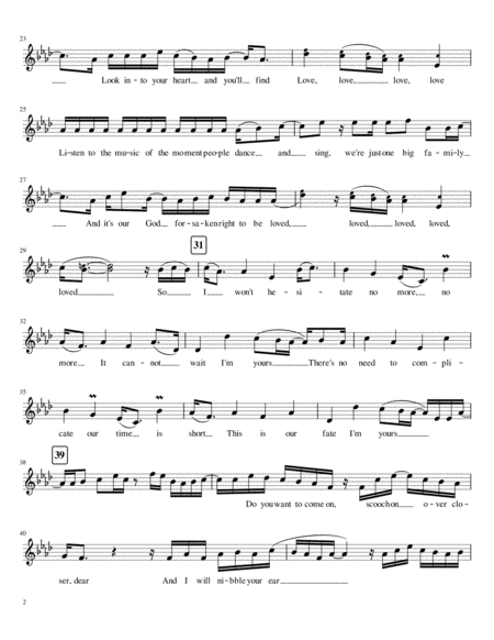 I M Yours Baritone Saxophone Page 2