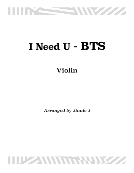 I Need U From Bts For Piano Trio Violin Cello And Piano Page 2