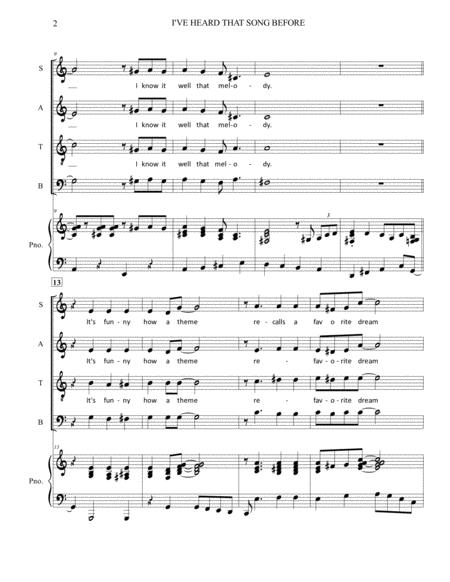 I Ve Heard That Song Before Satb With Piano Acc Page 2