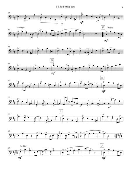 I Will Be Seeing You Strings Bass Page 2