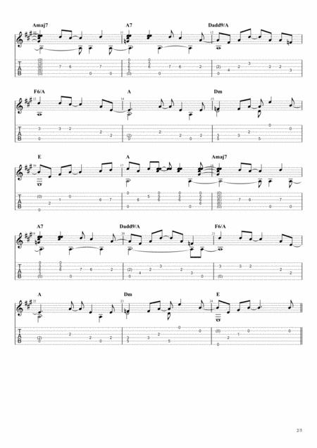 If Bread For Solo Fingerstyle Guitar Page 2