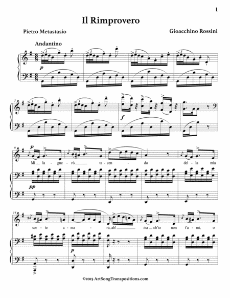 Il Rimprovero G Major Page 2