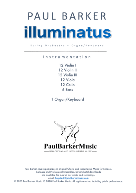 Illuminatus Score Parts Page 2