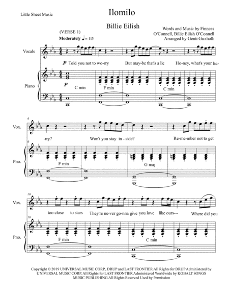 Ilomilo Piano Vocal Page 2