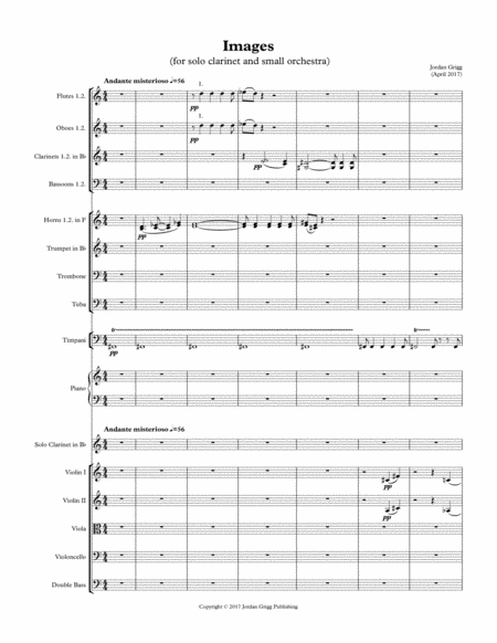 Images For Solo Clarinet And Small Orchestra Page 2