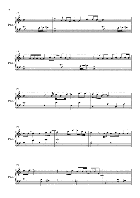 Imagine By John Lennon Easy Piano Page 2