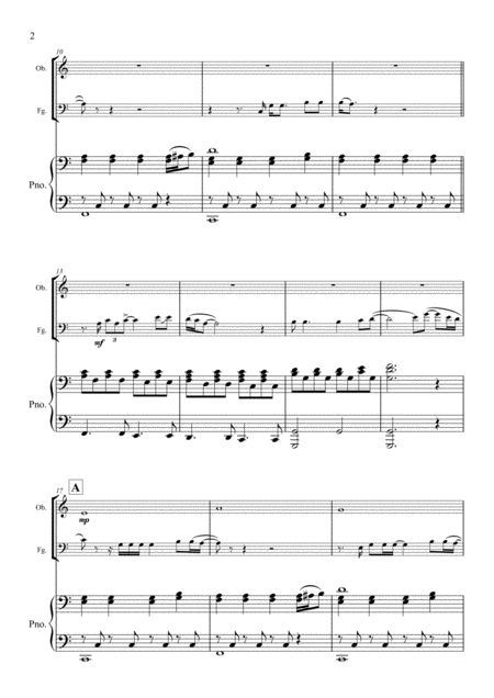 Imagine John Lennon Oboe Bassoon And Piano Page 2