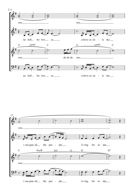 Imagine Satb Page 2